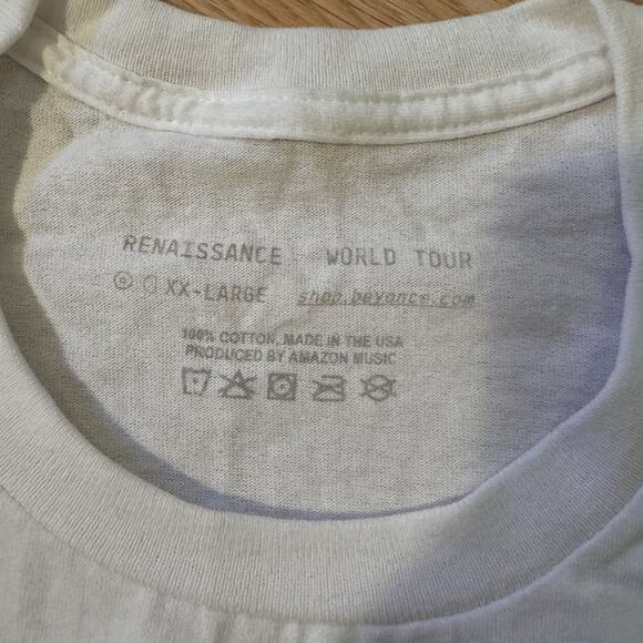 NEW XXL Beyoncé Summer Renaissance Tee Shirt White Concert Cowboy World Tour - Picture 4 of 4